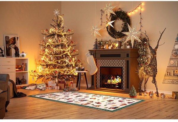 Zelený běhoun s vánočním motivem 80x200 cm Green Christmas – Villeroy&Boch