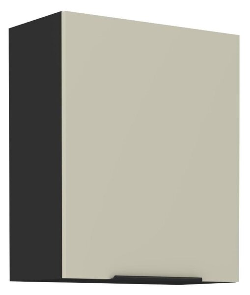 Horní kuchyňská skříňka Arikona 60 G 72 1F (kašmír + černá)