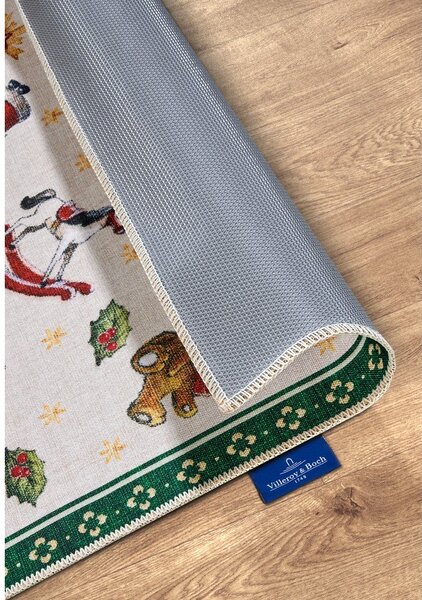 Zelený běhoun s vánočním motivem 80x200 cm Green Christmas – Villeroy&Boch