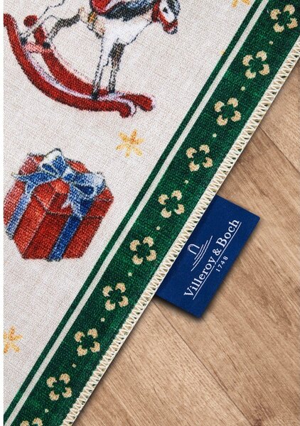 Zelený běhoun s vánočním motivem 80x200 cm Green Christmas – Villeroy&Boch