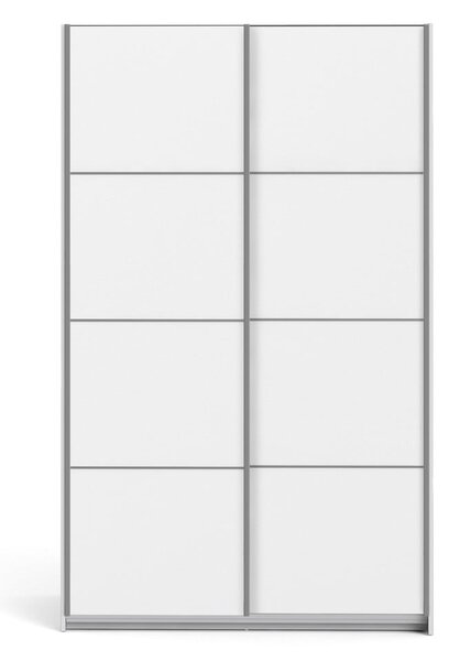 Bílá šatní skříň Tvilum Verona, 122 x 201,5 cm
