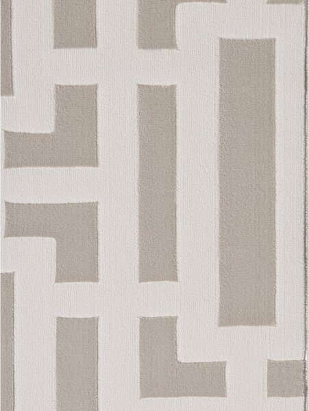 Šedo-krémový běhoun 80x240 cm Perles Onyx – Elle Decoration