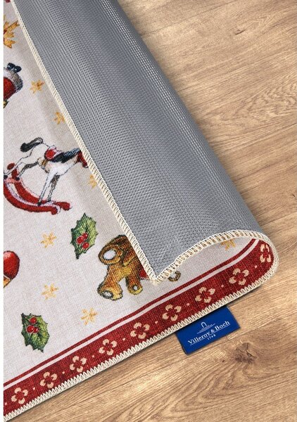 Červený běhoun s vánočním motivem 80x200 cm Red Christmas – Villeroy&Boch