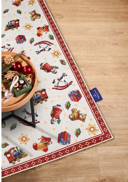 Červený běhoun s vánočním motivem 80x200 cm Red Christmas – Villeroy&Boch