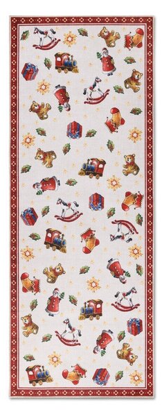 Červený běhoun s vánočním motivem 80x200 cm Red Christmas – Villeroy&Boch