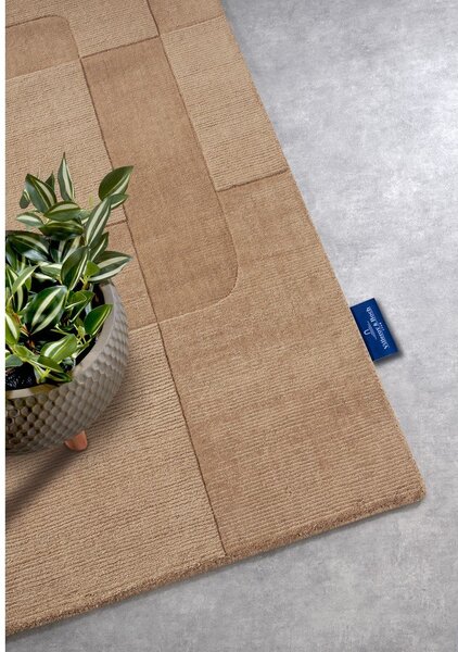 Béžový ručně tkaný vlněný běhoun 80x250 cm Charlotte – Villeroy&Boch