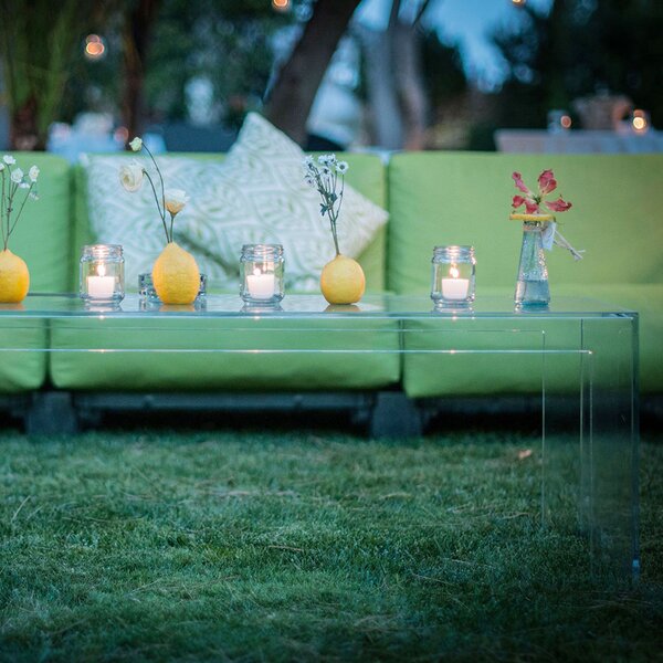 Kartell designové konferenční stoly Invisible Side (31.5 cm)