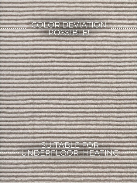 Šedo-krémový běhoun 80x240 cm Perles Dolomite – Elle Decoration