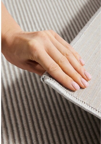 Šedo-krémový běhoun 80x240 cm Perles Dolomite – Elle Decoration