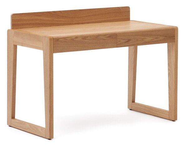 Pracovní stůl s deskou v dekoru jasanového dřeva 60x120 cm Arandu – Kave Home