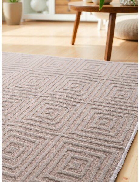 Béžový běhoun 80x240 cm Perles Tourmaline – Elle Decoration