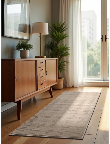Béžový běhoun 80x240 cm Perles Tourmaline – Elle Decoration