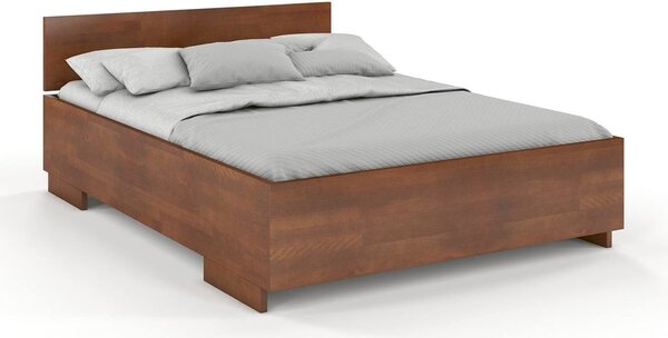 Buková postel Bergman - zvýšená , Buk přírodní, 160x200 cm