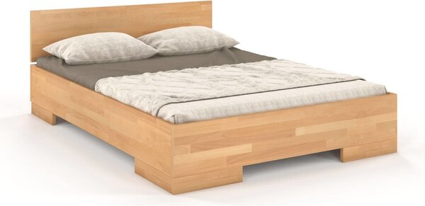 Buková postel Spektrum - zvýšená , 120x200 cm