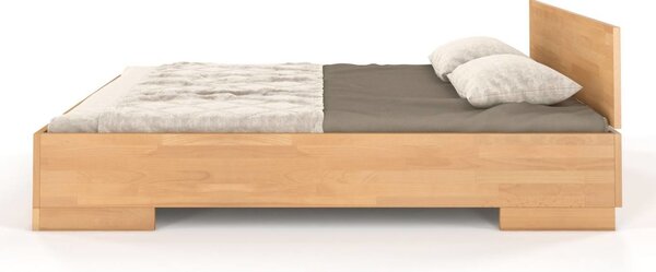 Prodloužená postel Spektrum - buk Odstín moření: Buk přírodní, Rozměr: 120x220