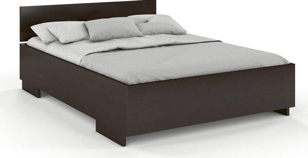 Prodloužená postel s úložným prostorem Bergman - borovice , Borovice přírodní, 180x220 cm