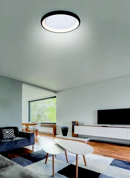 Azzardo AZ5069 -LED Stmívatelné stropní svítidlo ANTONIO LED/32W/230V černá + DO