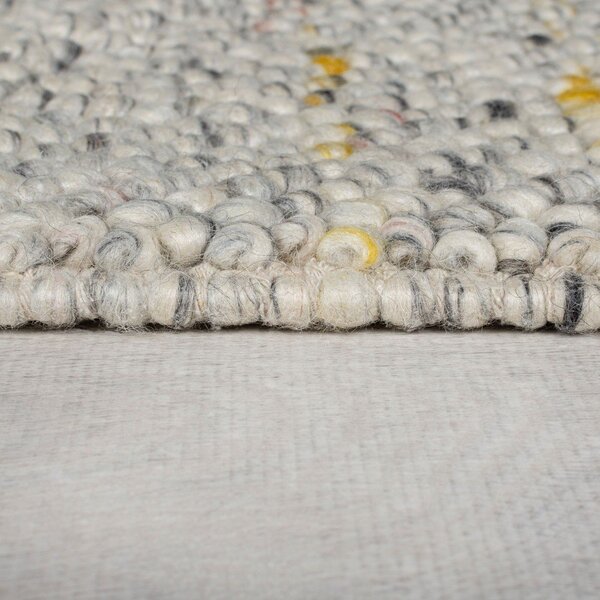 Krémový ručně tkaný běhoun s příměsí vlny 60x230 cm Minerals – Flair Rugs