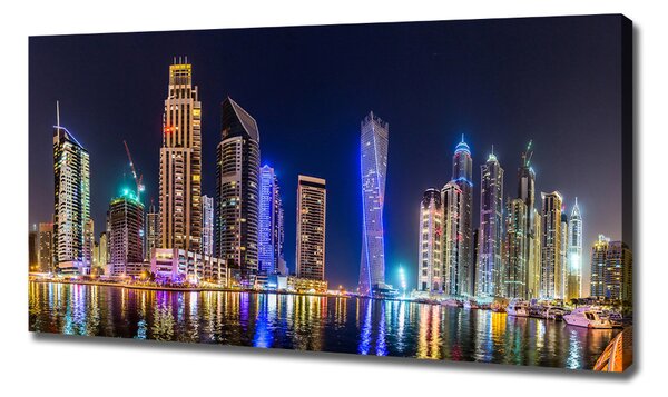 Foto obraz na plátně Noční Dubai oc-64879724
