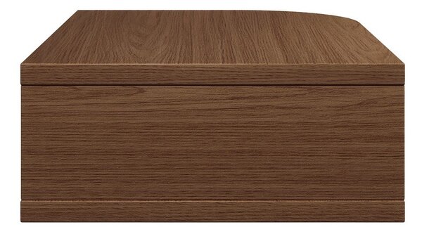 Hnědý noční stolek v dekoru ořechu Farsta – Woodman