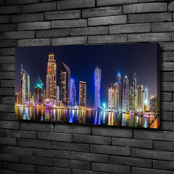 Foto obraz na plátně Noční Dubai oc-64879724