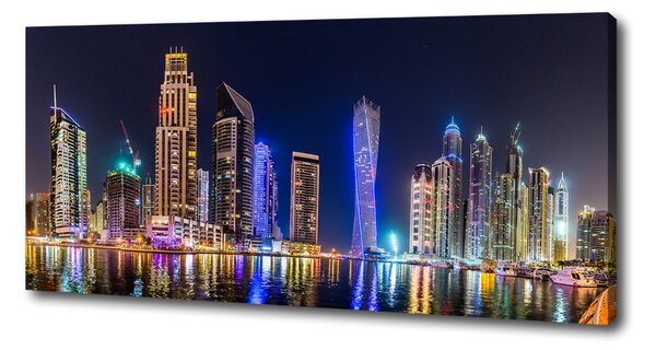Foto obraz na plátně Noční Dubai oc-64879724