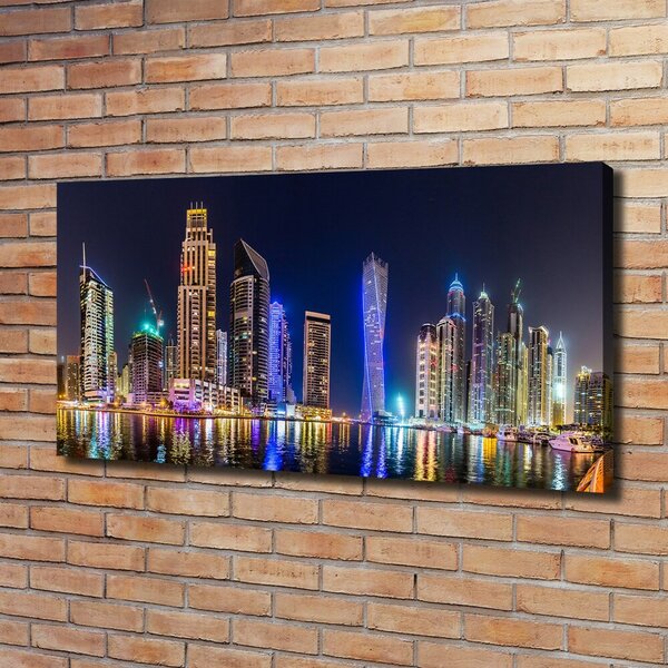 Foto obraz na plátně Noční Dubai oc-64879724