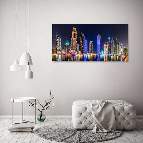 Foto obraz na plátně Noční Dubai oc-64879724