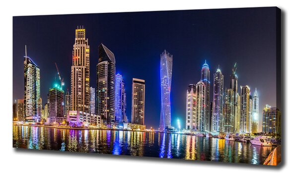 Foto obraz na plátně Noční Dubai oc-64879724