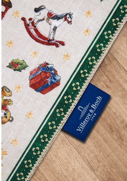 Zelený koberec s vánočním motivem 50x80 cm Green Christmas – Villeroy&Boch