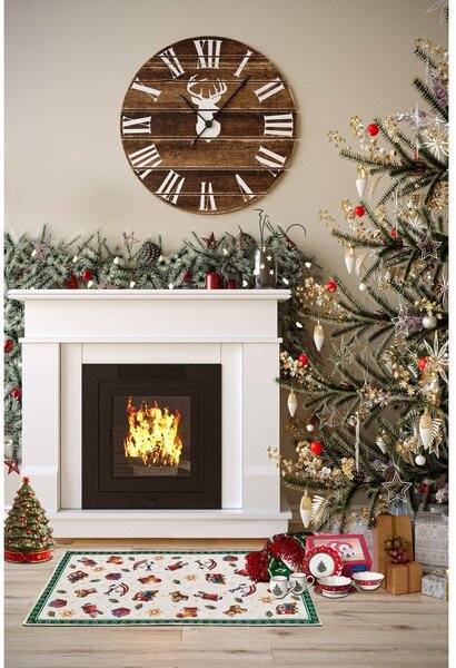 Zelený koberec s vánočním motivem 50x80 cm Green Christmas – Villeroy&Boch