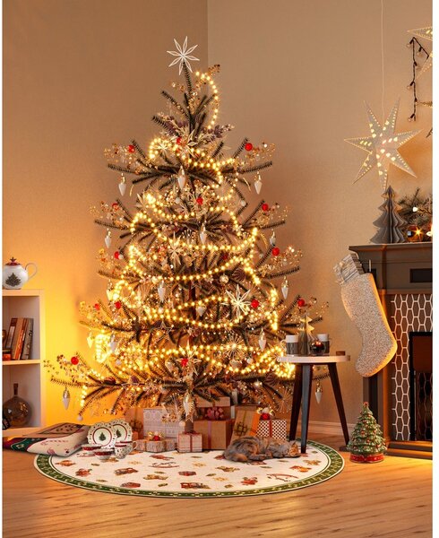 Zelený kulatý koberec s vánočním motivem ø 150 cm Green Christmas – Villeroy&Boch