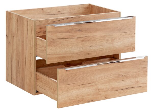 Comad Koupelnová skříňka pod umyvadlo Capri Oak 80 dub zlatý craft