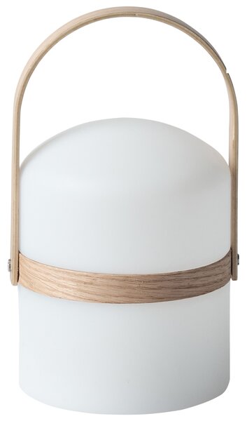 Venkovní stolní LED lampa ESTERO s dálkovým ovládáním Bílá
