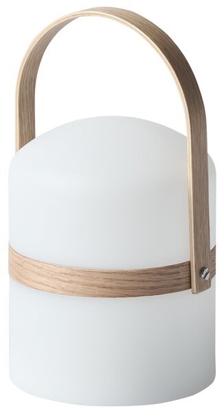 Venkovní stolní LED lampa ESTERO s dálkovým ovládáním Bílá