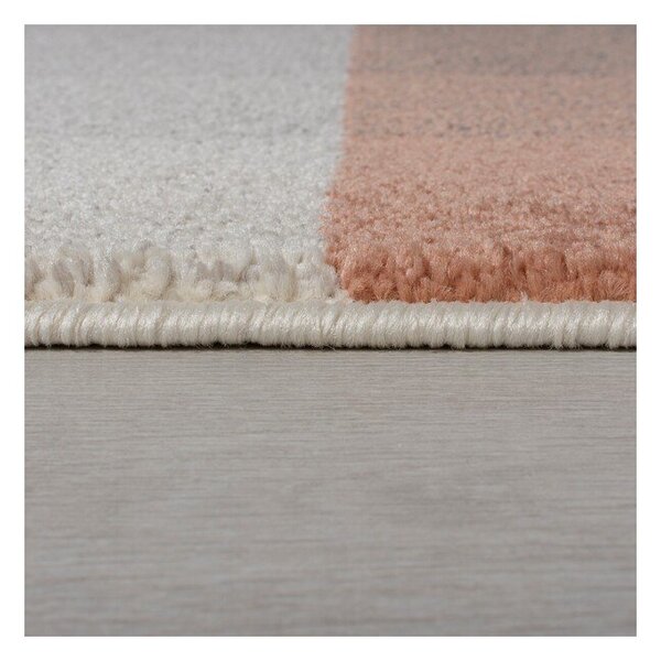Šedo-růžový koberec Flair Rugs Plaza, 120 x 170 cm