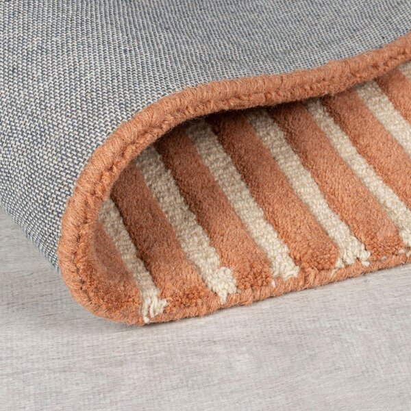 Ručně tkaný vlněný koberec v terakotové barvě 150x240 cm Lozenge Terracotta – Flair Rugs