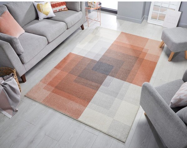 Šedo-růžový koberec Flair Rugs Plaza, 120 x 170 cm