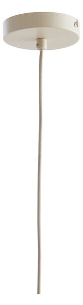 Béžové závěsné svítidlo s textilním stínidlem ø 29 cm Elati – Light & Living