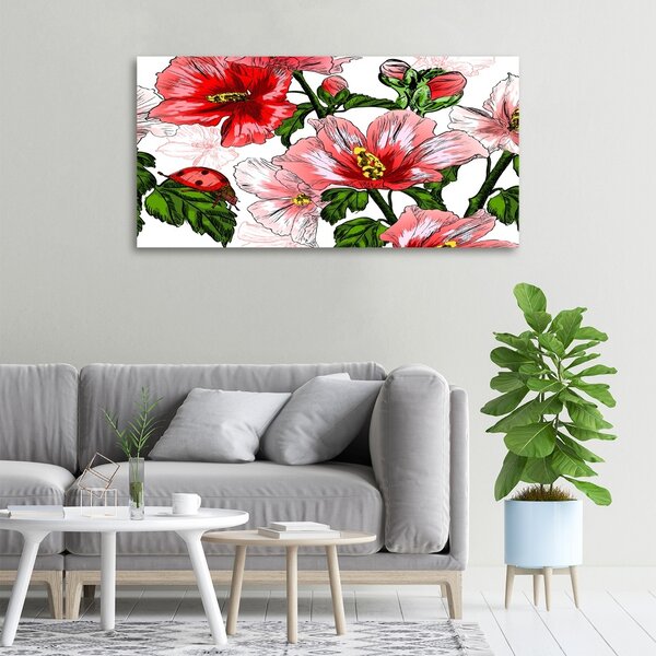 Moderní fotoobraz canvas na rámu Ibišek oc-65039906