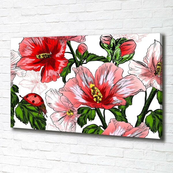 Moderní fotoobraz canvas na rámu Ibišek oc-65039906
