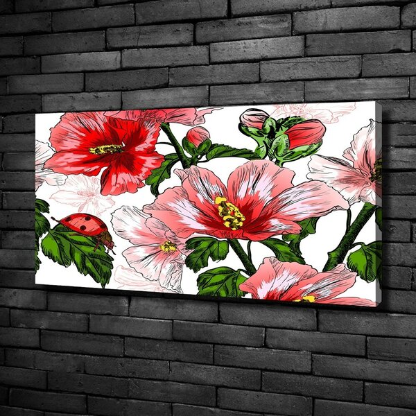 Moderní fotoobraz canvas na rámu Ibišek oc-65039906