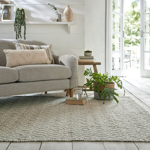 Šedo-béžový vlněný koberec Flair Rugs Dream, 120 x 170 cm