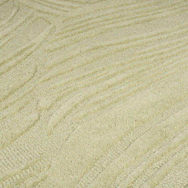 Zelený vlněný koberec běhoun 60x230 cm Lino Leaf – Flair Rugs