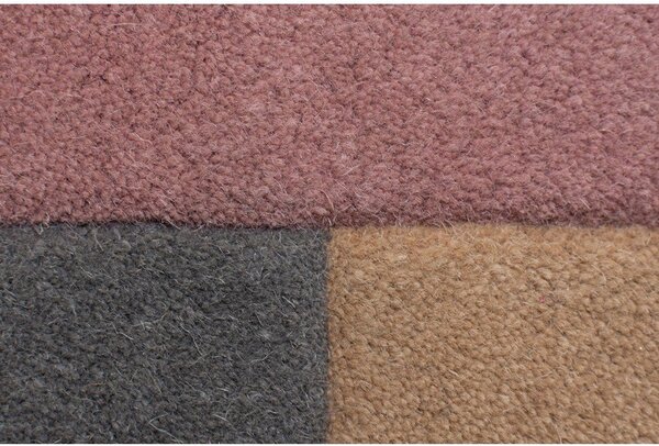 Vlněný běhoun Flair Rugs Collage Earthy, 60 x 230 cm
