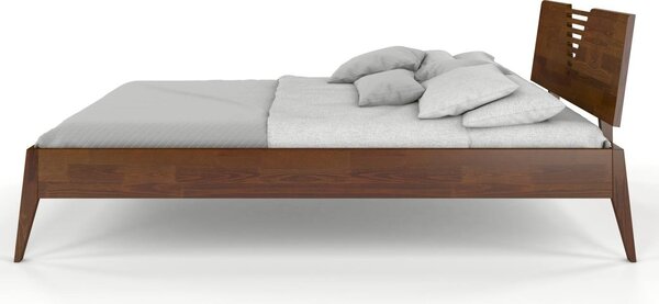 Zvýšená postel Wolomin - borovice Odstín moření: Bílá, Rozměr: 120x200