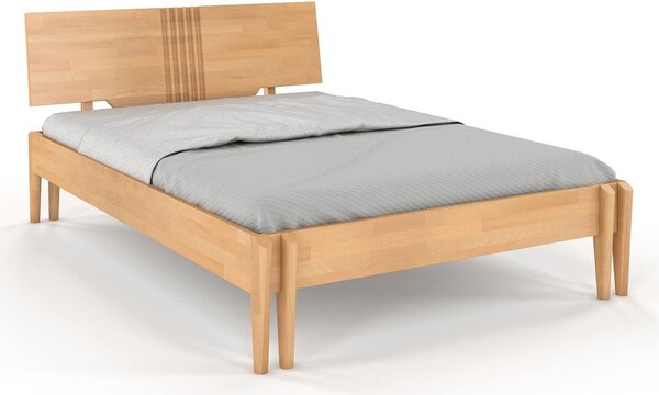 Buková postel Bari - zvýšená , 140x200 cm