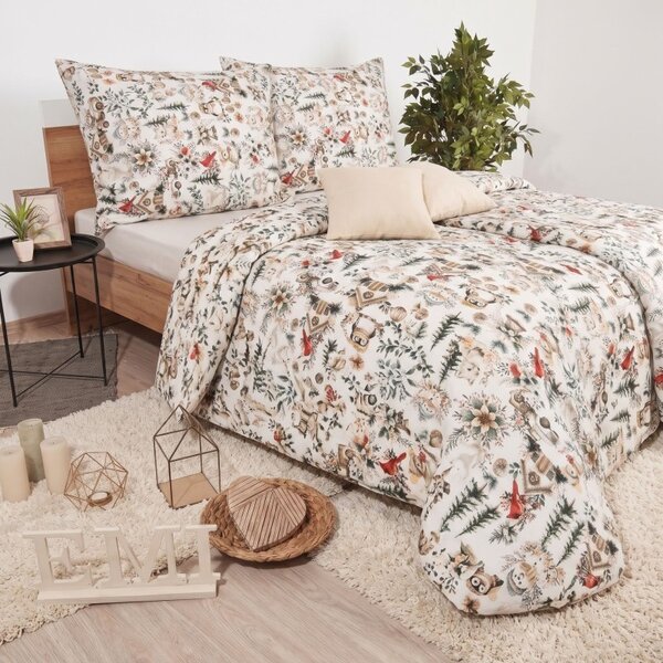Vánoční bavlněné povlečení Lola EMI, Standardní set jednolůžko obsahuje 1x 140x200 + 1x 70x90
