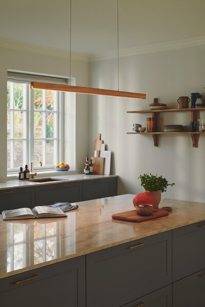 Nordlux Dřevěné LED závěsné svítidlo Ilgas, d.115cm, 3000K Barva: Bílá