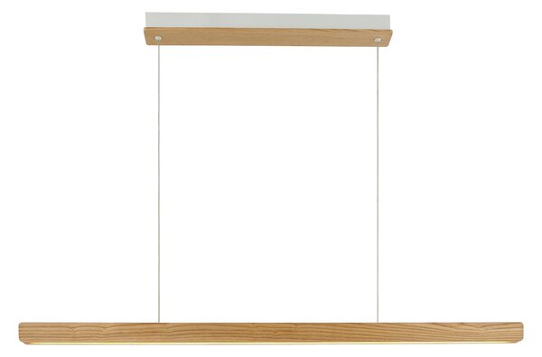 Nordlux Dřevěné LED závěsné svítidlo Ilgas, d.115cm, 3000K Barva: Bílá